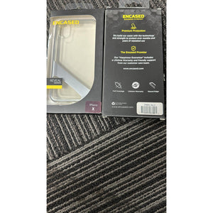 Encased Reveal Series Back case for iPhone X, Clear