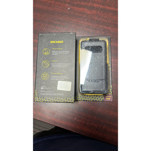 Encased Phone Back Case for Samsung S10, Black, Drop Tested