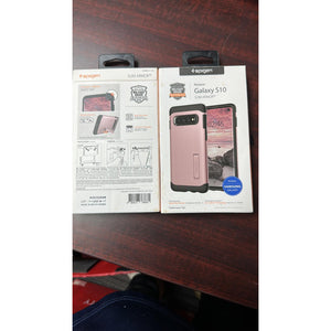 Spigen Slim Armor Series Phone back Case for Samsung Galaxy S10, Pink