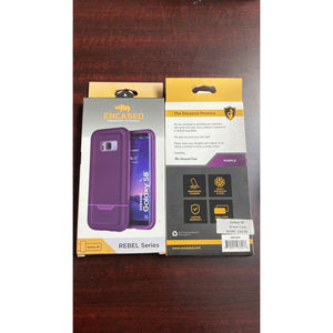 Encased Rebel Series Phone back Case for Samsung Galaxy S8, Purple Cover