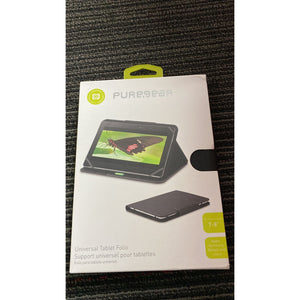 PureGear Universal Tablet Fold Cover, Premium Protective - Soft Touch Material
