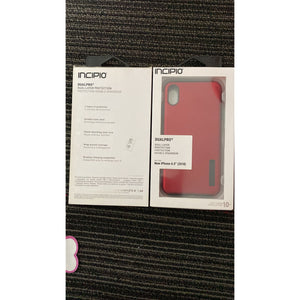 Incipio Dualpro Series Phone Case for iPhone XS Max, Red Color