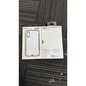 Verizon Back case for iPhone X, Drop Protection, Clear