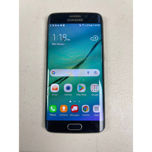Samsung Galaxy S6 edge 32GB Broken LCD Phone Turning On Phone for Parts Only