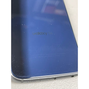 Samsung Galaxy S6 Blue 32GB Broken LCD Phone Turning On Phone for Parts Only