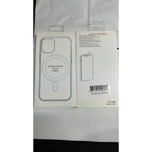 Magnetic Back Case for iPhone 13 Pro Max, Clear and Sleek Design